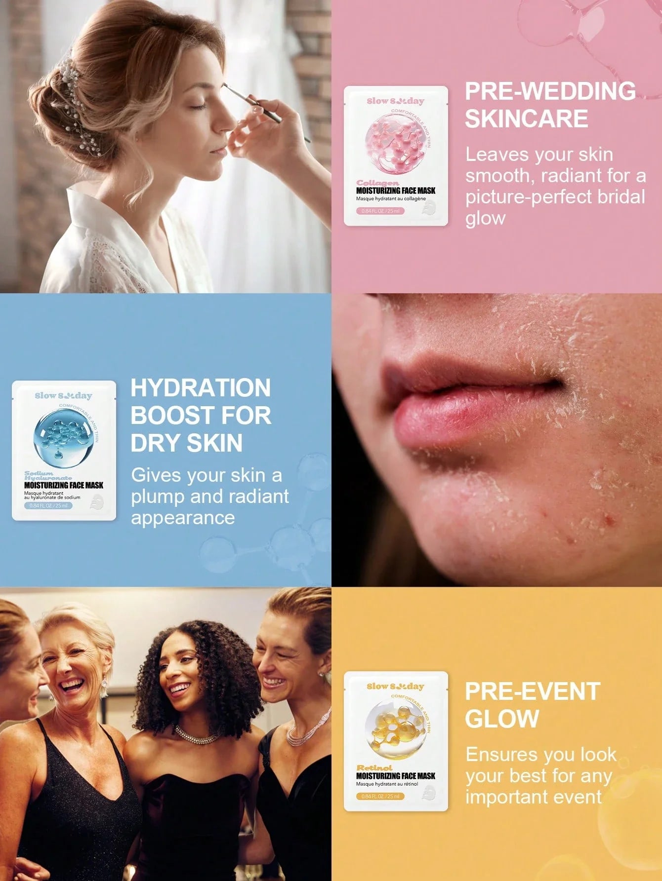 Masque hydratant au sodium hyaluronique SlowSunday