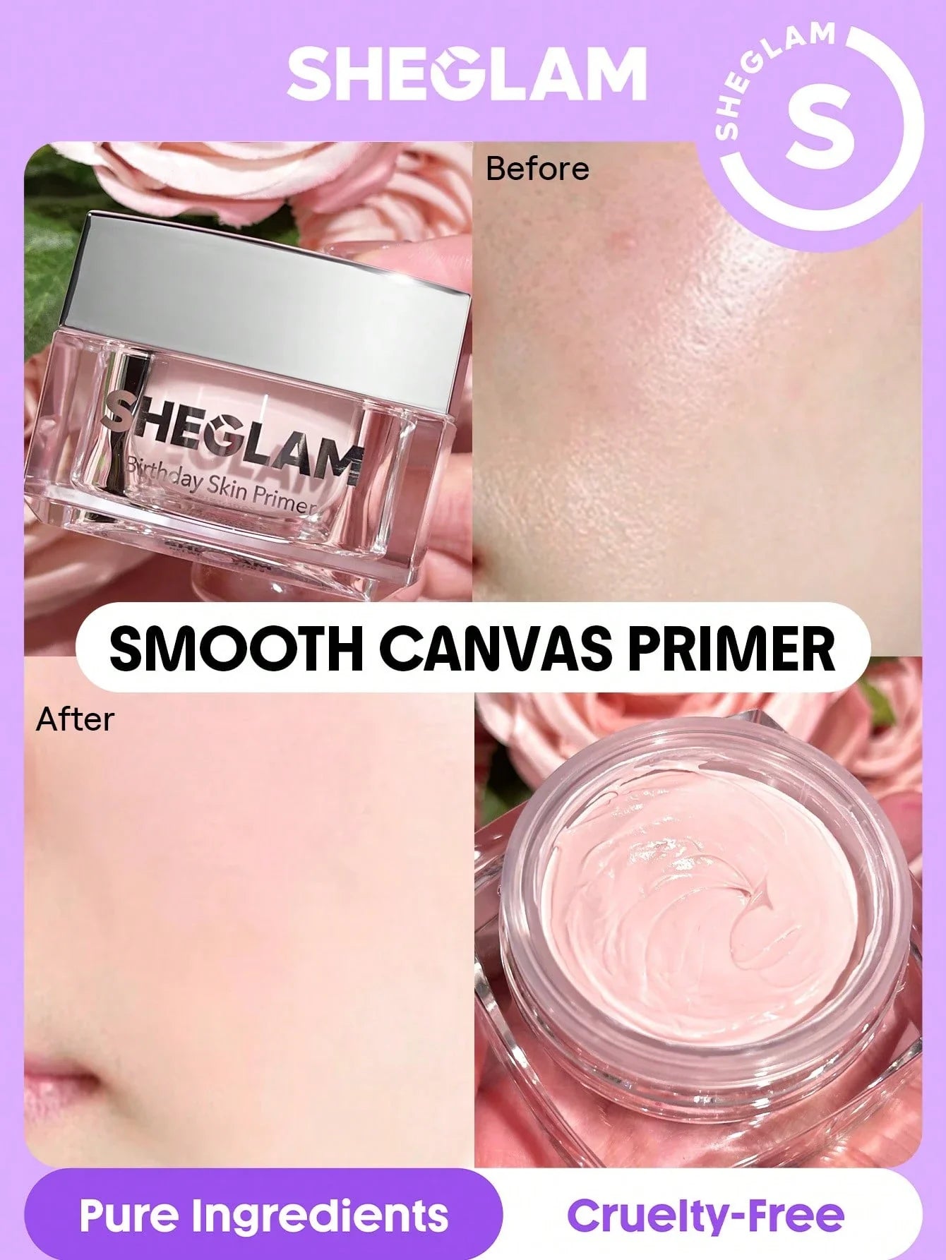 SHEGLAM Birthday Skin Primer Invisible Pore Color