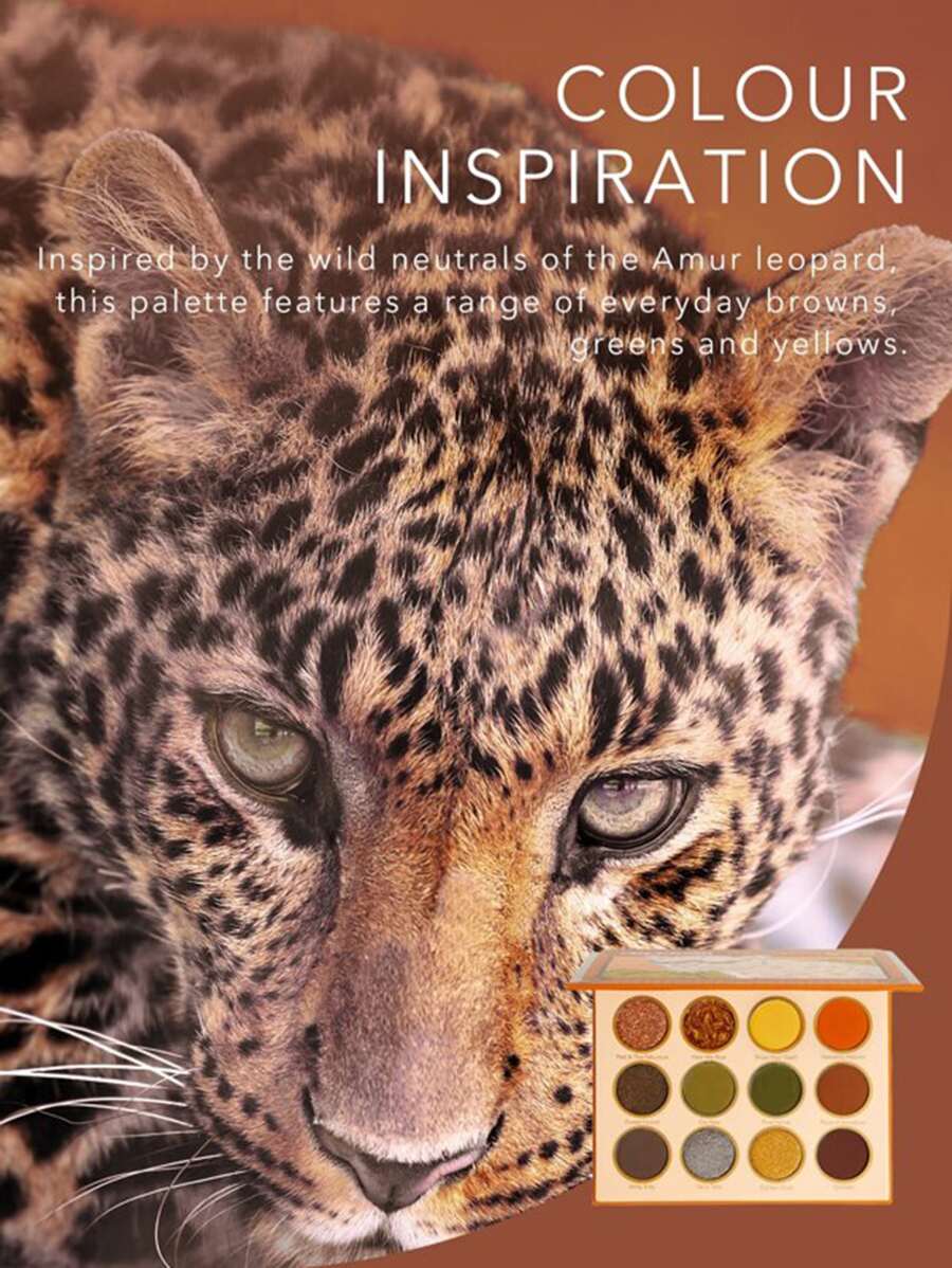 SHEGLAM Viva La Leopard Palette 12-Clolor Glitter Matte