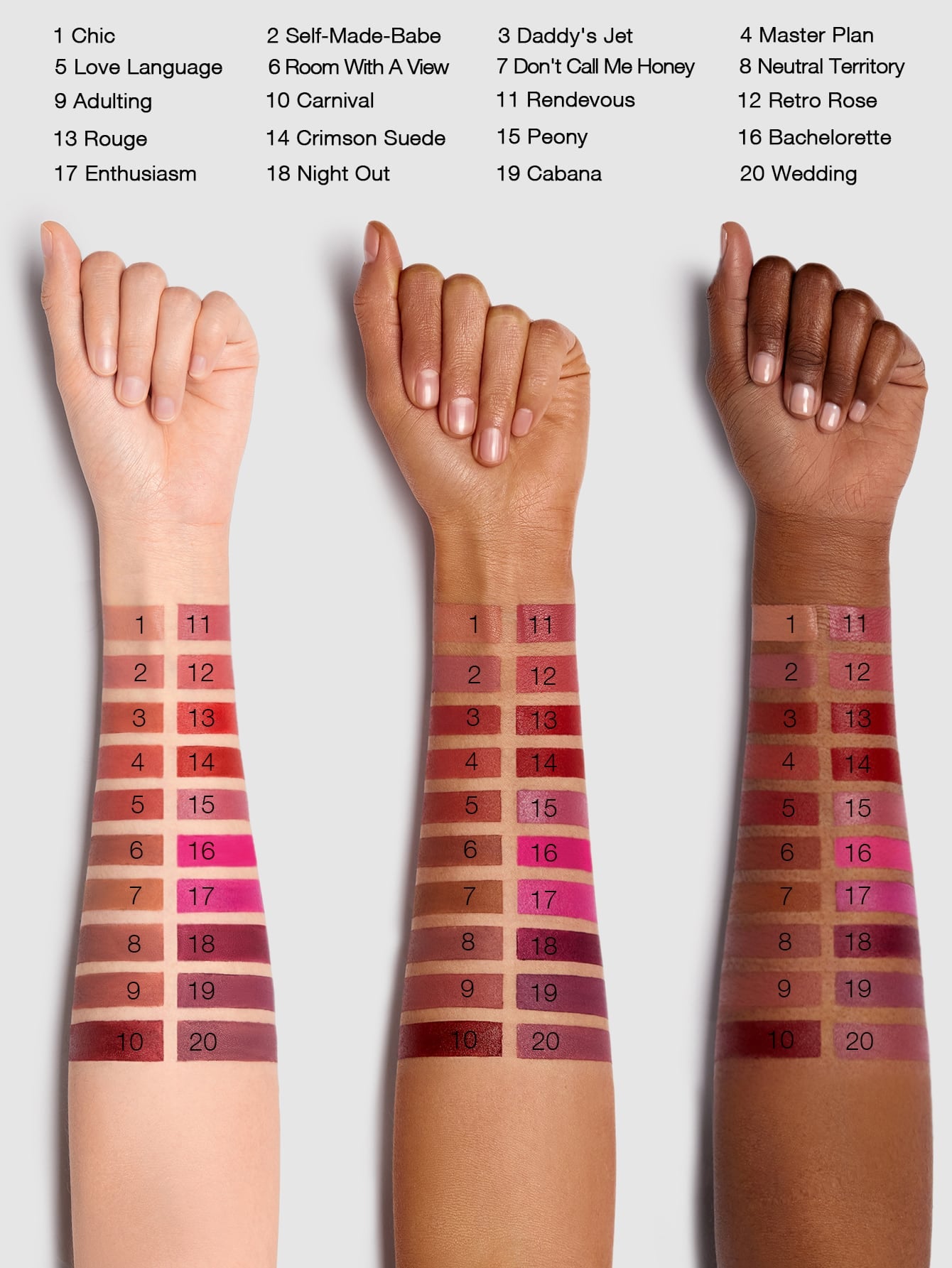 SHEGLAM Rouge à LèVres Matte Allure-Rouge 20 Couleurs Rouge