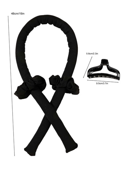 4 pièces Ensemble d'outils de coiffure unicolore