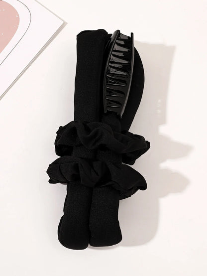 4 pièces Ensemble d'outils de coiffure unicolore