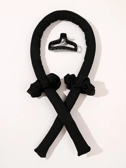 4 pièces Ensemble d'outils de coiffure unicolore