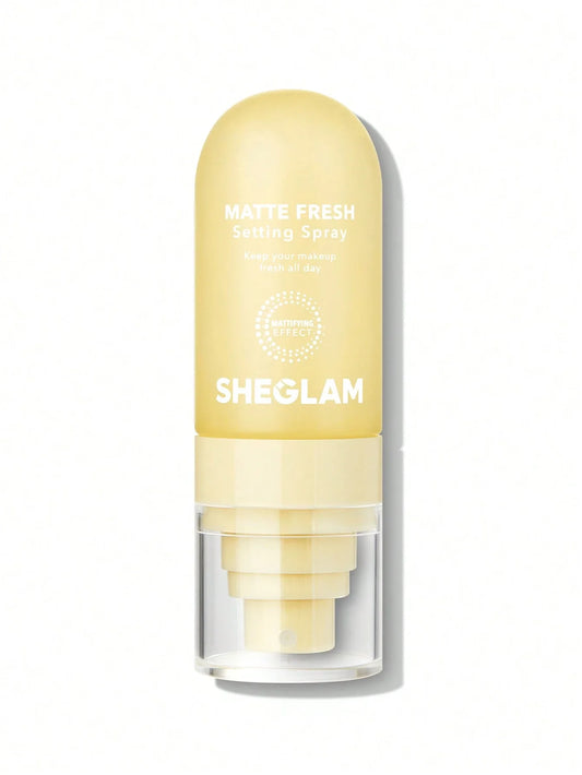 SHEGLAM Matte Fresh Setting Spray Ultra Matte Liquid-To-Powder Long Lasting Makeup