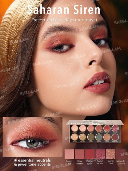 SHEGLAM Marrakesh Obsessed Palette 12-Clolor Shimmer
