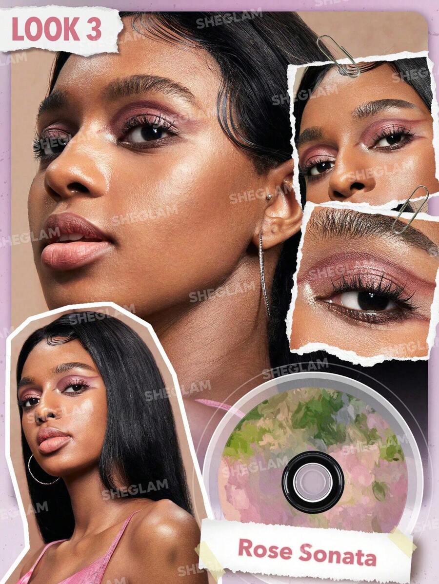 SHEGLAM Vinyl Pop Color Palette-Rose Sonata 9-Color