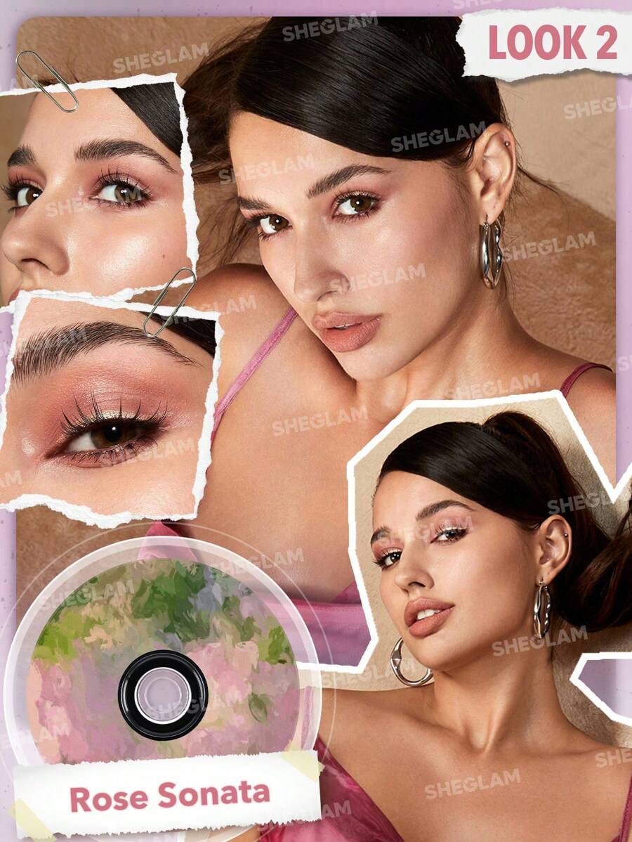 SHEGLAM Vinyl Pop Color Palette-Rose Sonata 9-Color