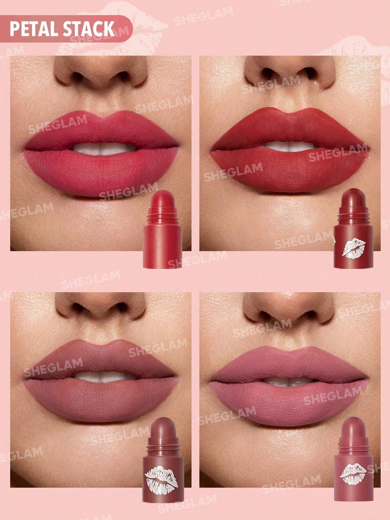 SHEGLAM Mega Lip Stacks-pink