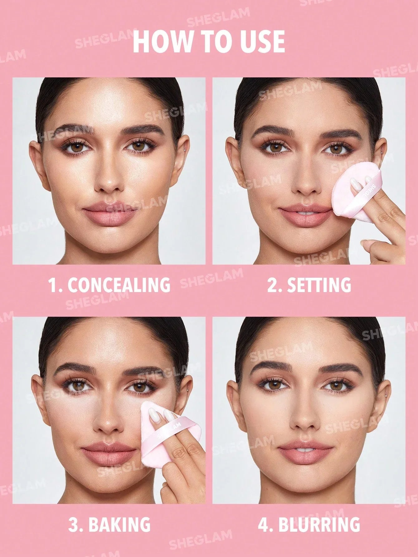 SHEGLAM Insta-Ready Face & Under Eye Setting Powder Duo