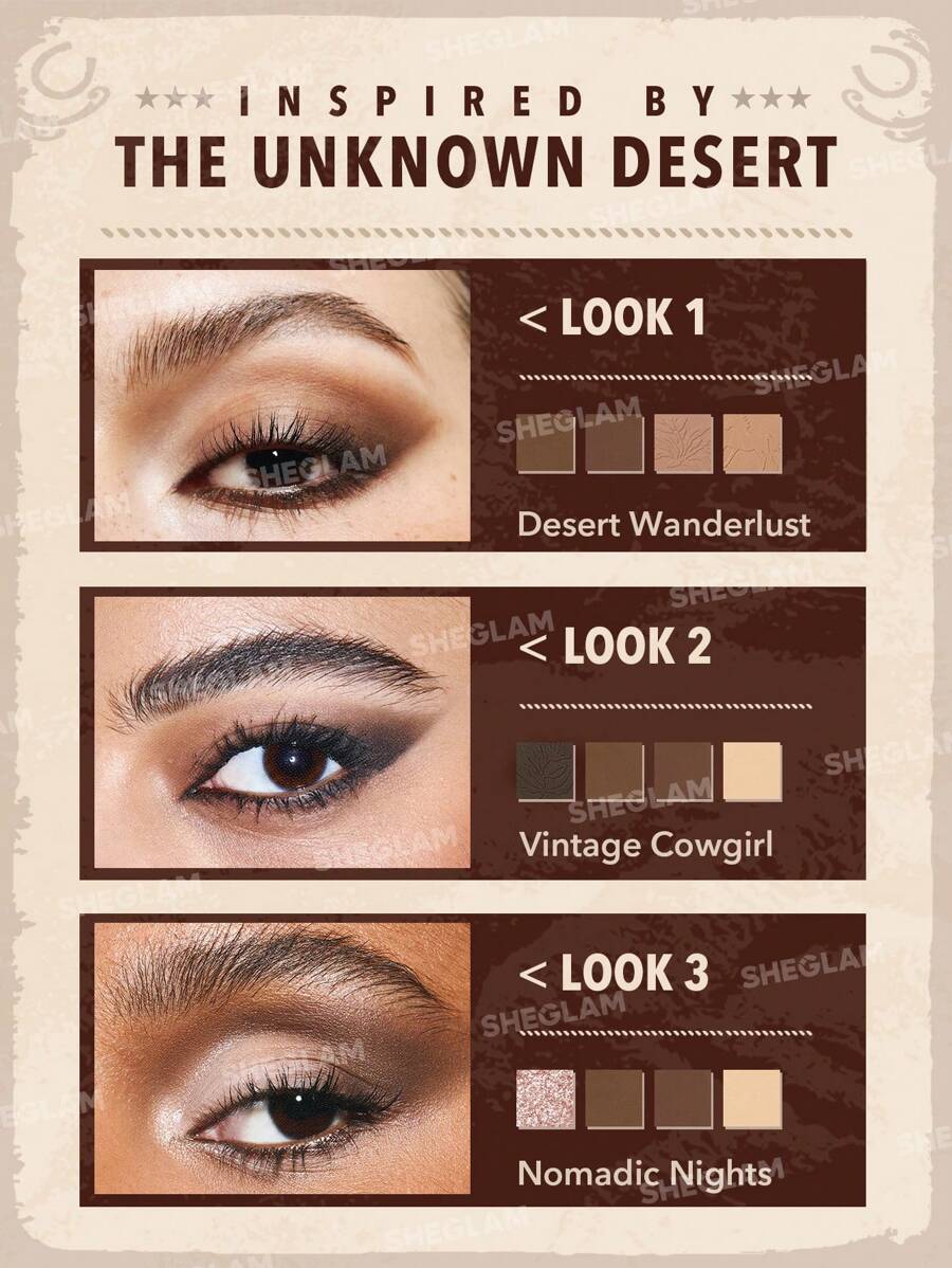 SHEGLAM Live To Roam Palette 8-Color Shimmer