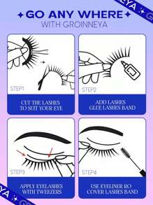 Eyelashes 7 paires