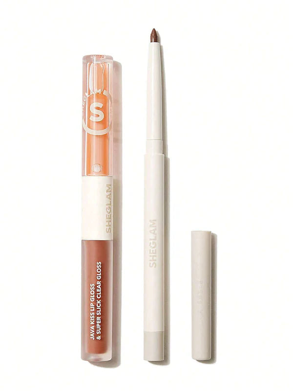 SHEGLAM Soft 90'S Glam Lip Liner And Lip Duo Set