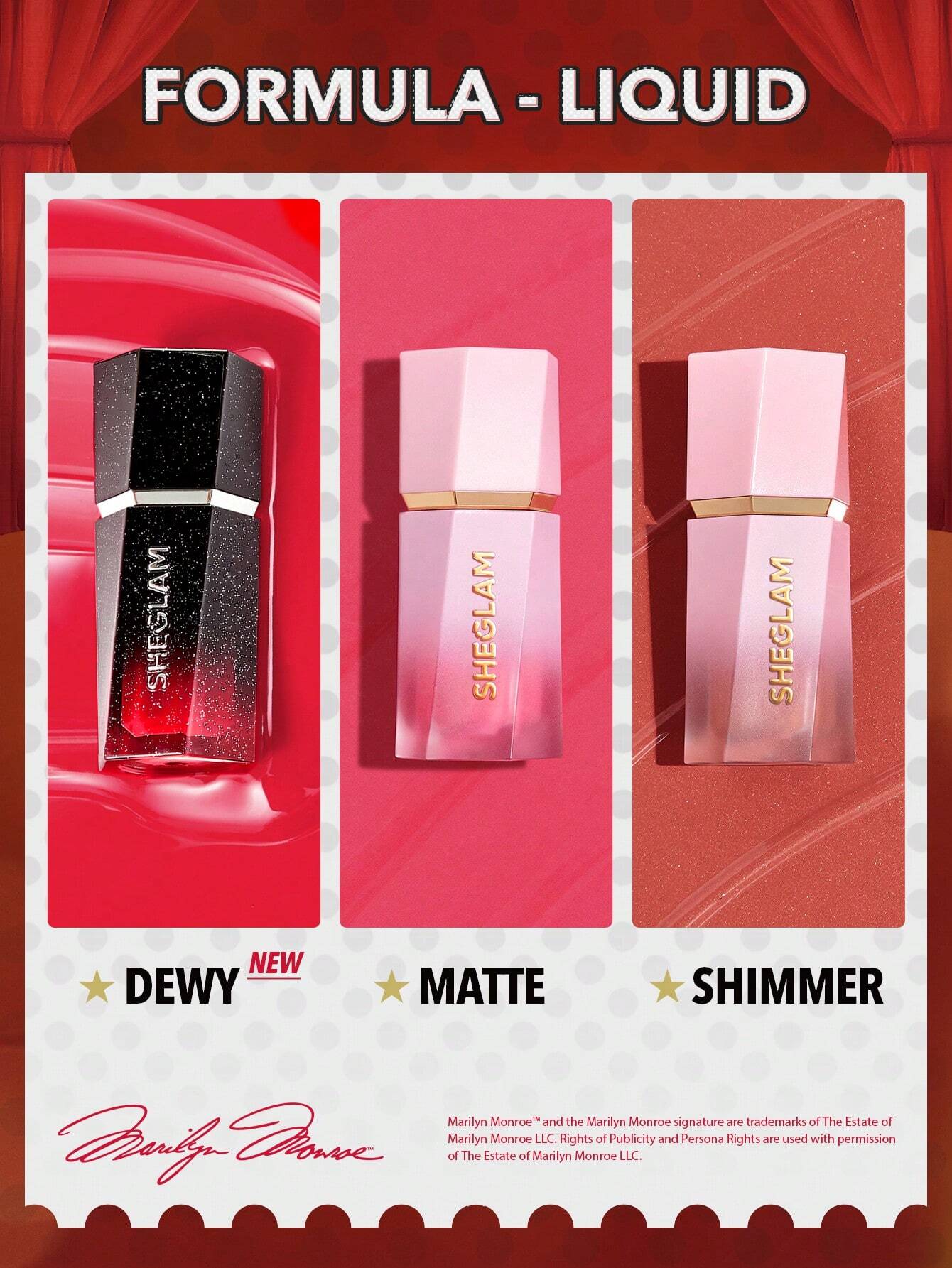 SHEGLAM Marilyn Monroe X SHEGLAM Color Bloom Dewy Liquid Blush