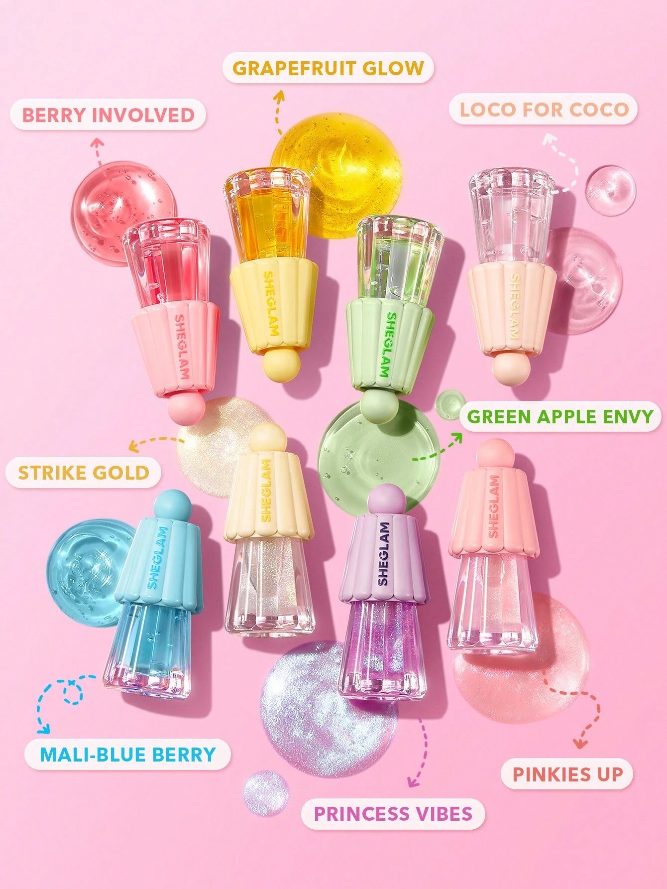 SHEGLAM Huile Hydratante Pour Les LèVres Jelly Wow