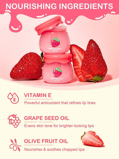SlowSunday Strawberry Lip Care