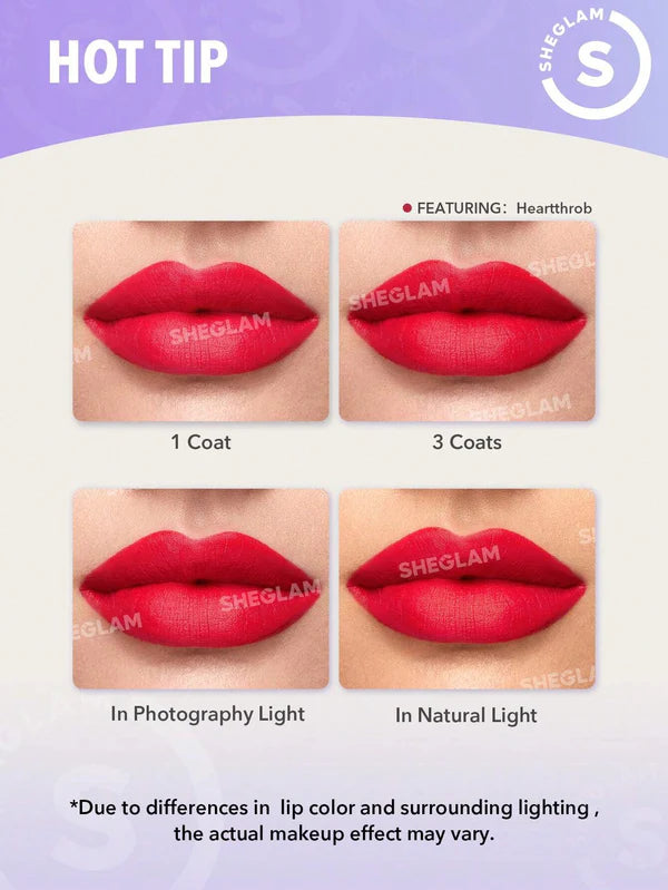 SHEGLAM Matte Allure Liquid Lipstick