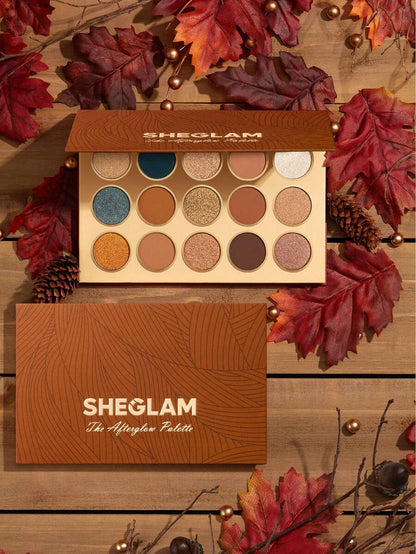SHEGLAM Afterglow Palette 15-Color Matte Gilding Shimmer