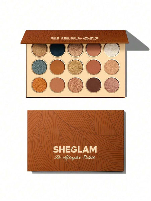 SHEGLAM Afterglow Palette 15-Color Matte Gilding Shimmer