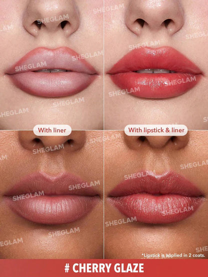 SHEGLAM Glam 101 Sheer Tinted Lipstick & Liner Duo