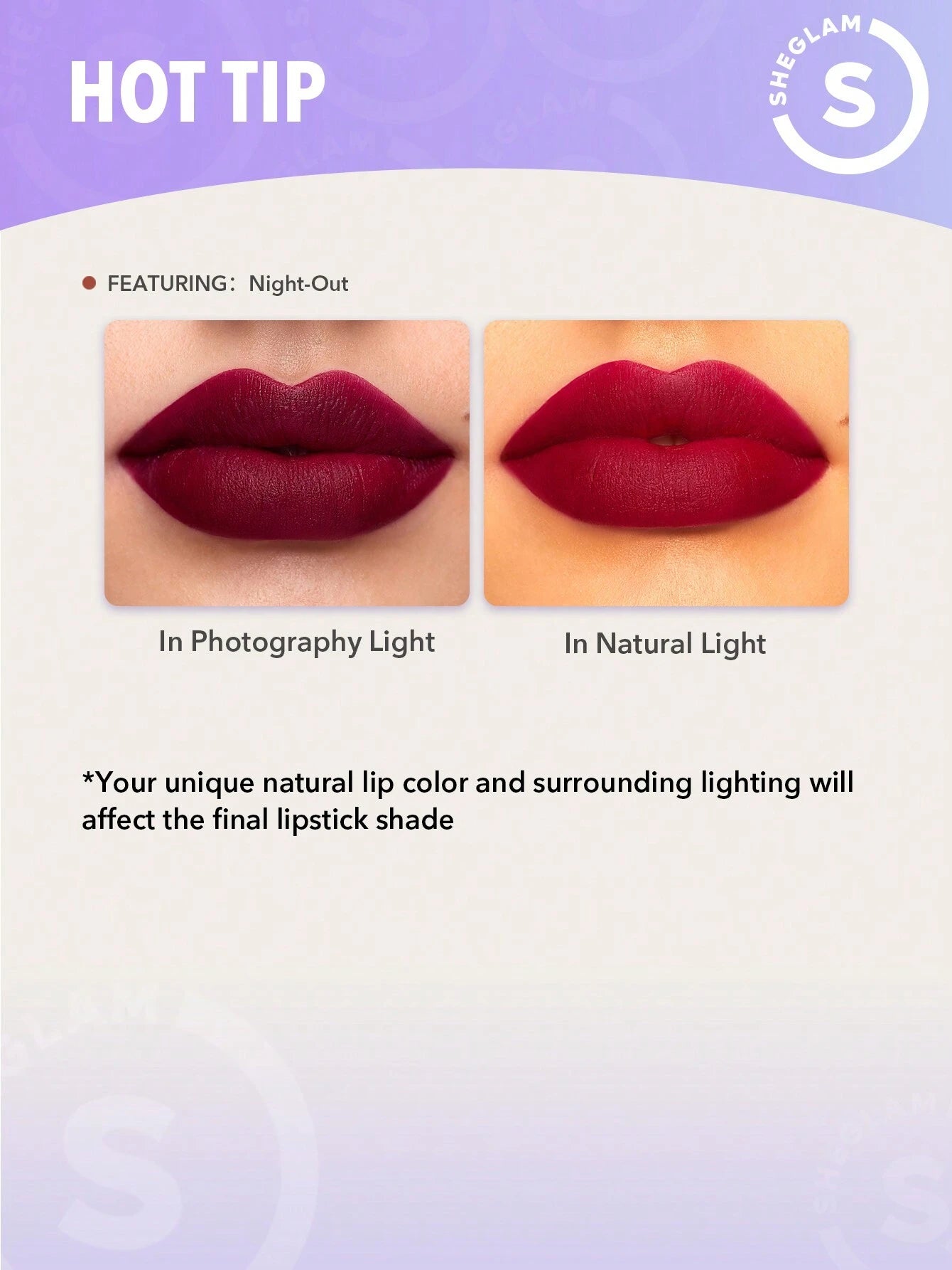 SHEGLAM Rouge à LèVres Matte Allure-Rouge 20 Couleurs Rouge