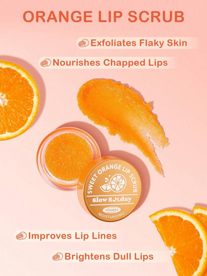 SlowSunday Sweet Orange Lip Scrub