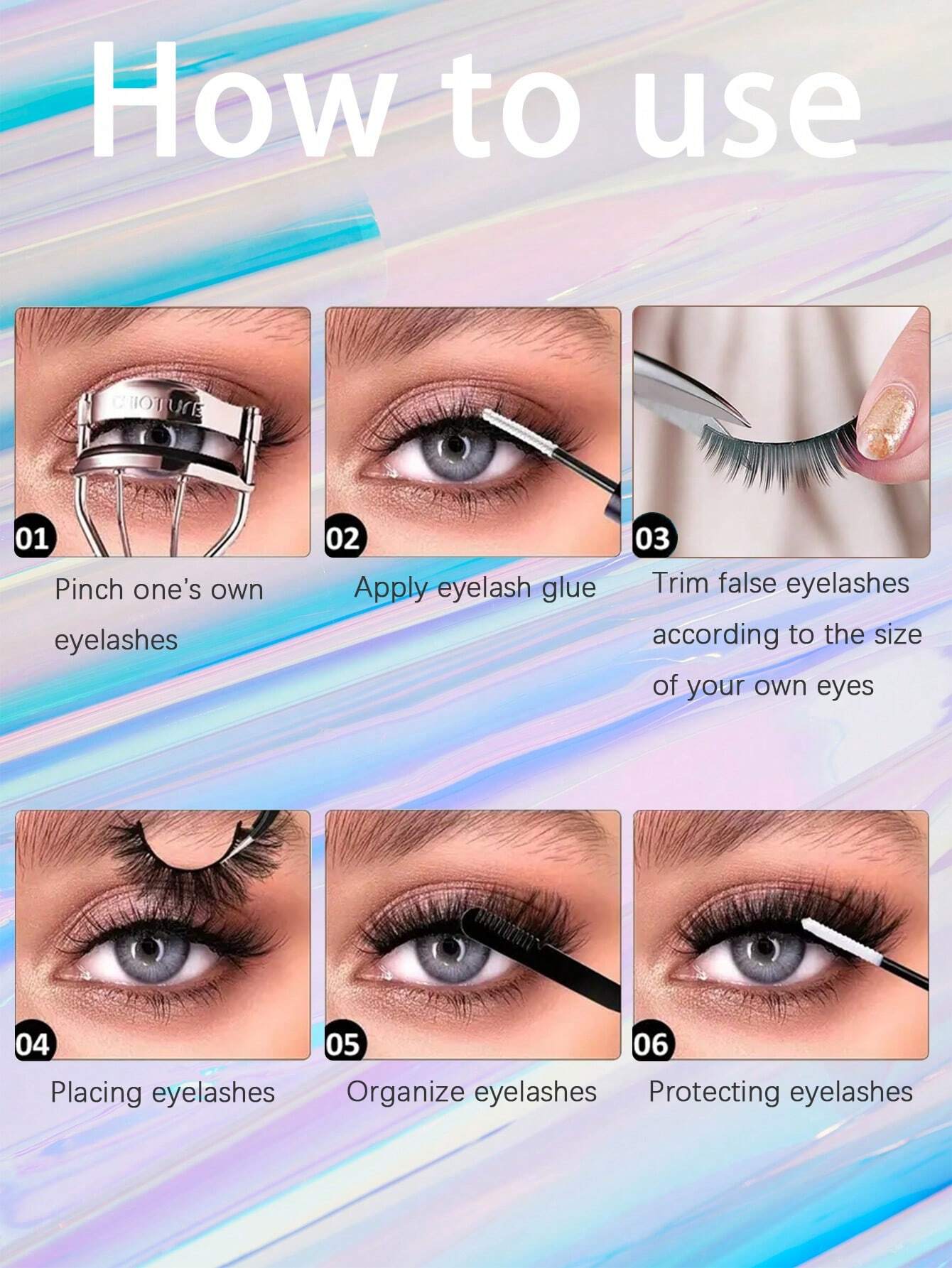 eyelashes 5 paires