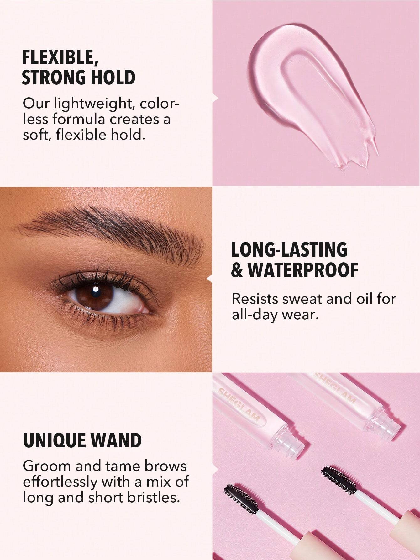 SHEGLAM Set Me Up Brow Gel Long Lasting Waterproof