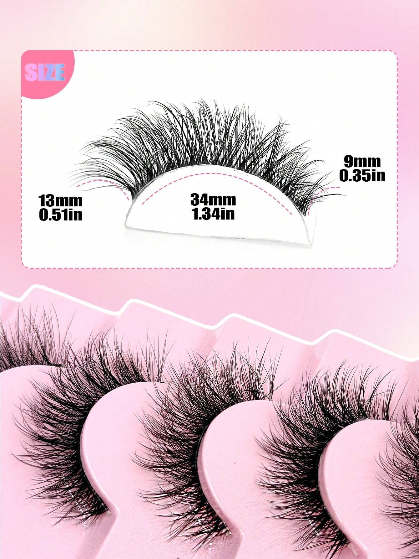 eyelashes 7 paires