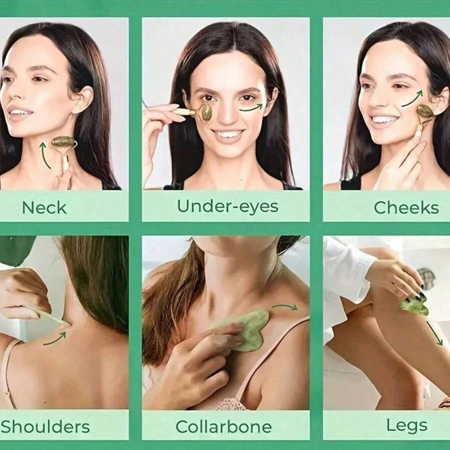 1pc ABS Plastic Facial Beauty Massage Tool Set