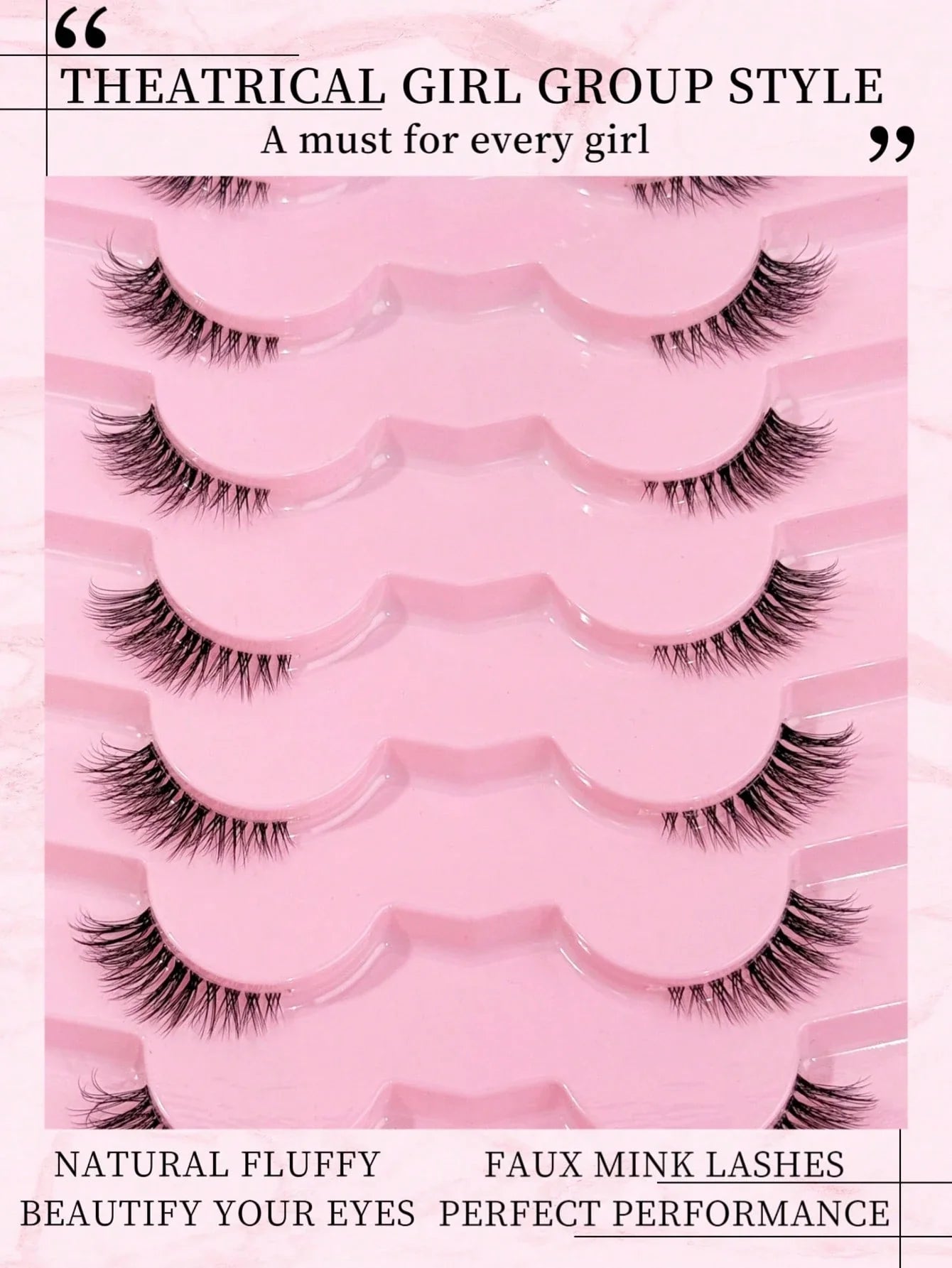 eyelashes 7 paires