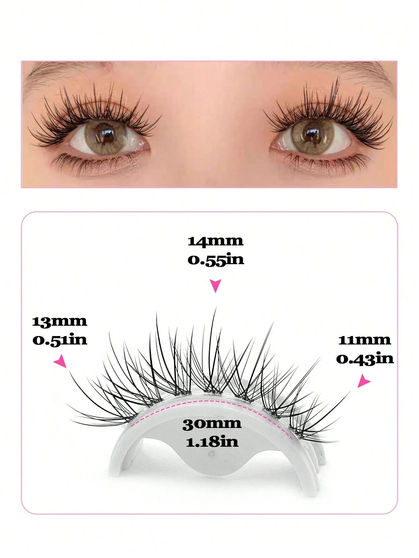 eyelashes 10 paires