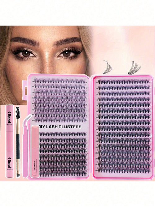 640/590/800 pièces Kit d'extension de cils