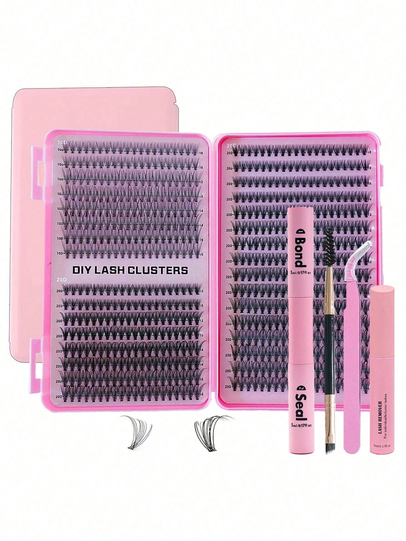 640/590/800 pièces Kit d'extension de cils