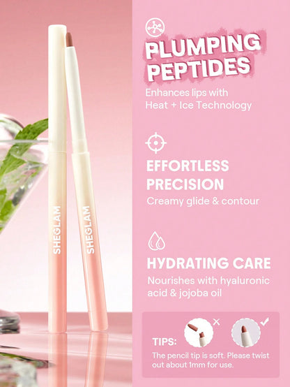 SHEGLAM Bold Booster Crayon à LèVres Repulpant Rouge