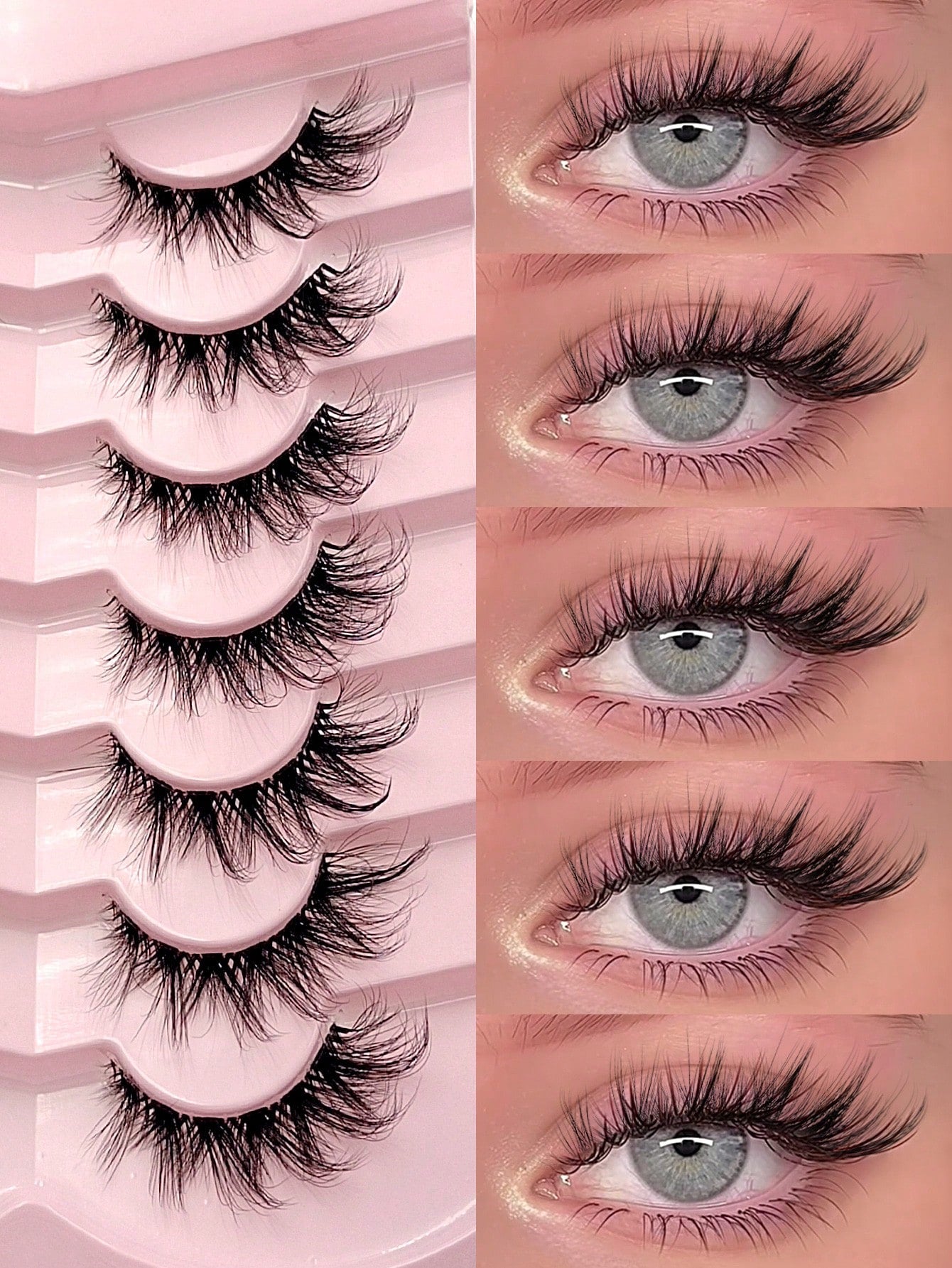 eyelashes 7 paires