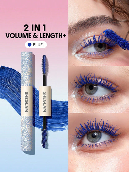 SHEGLAM All-In-One Volume & Length Mascara-Waterproof Blue