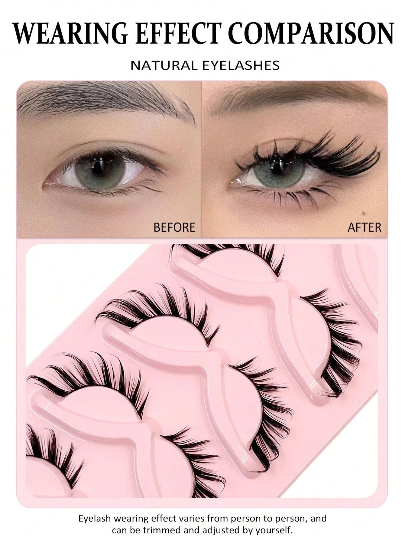 eyelashes 7 paires
