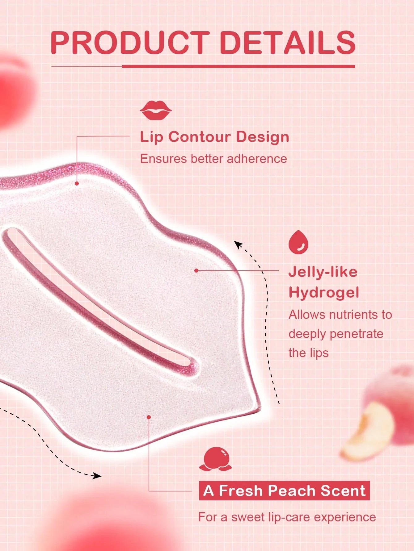 SlowSunday Peach Moisturizing Lip Mask