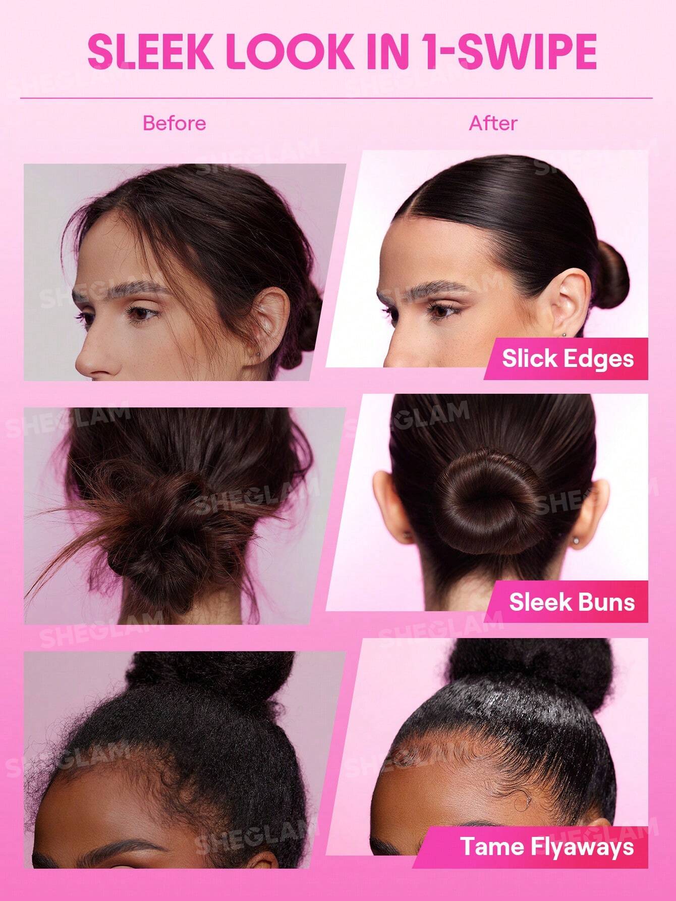 SHEGLAM HAIR Locked in Glossy Shine Strong Styling Stick