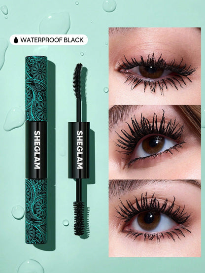 SHEGLAM All-In-One Volume & Length Mascara 2 In 1 Waterproof Volumizing Dual