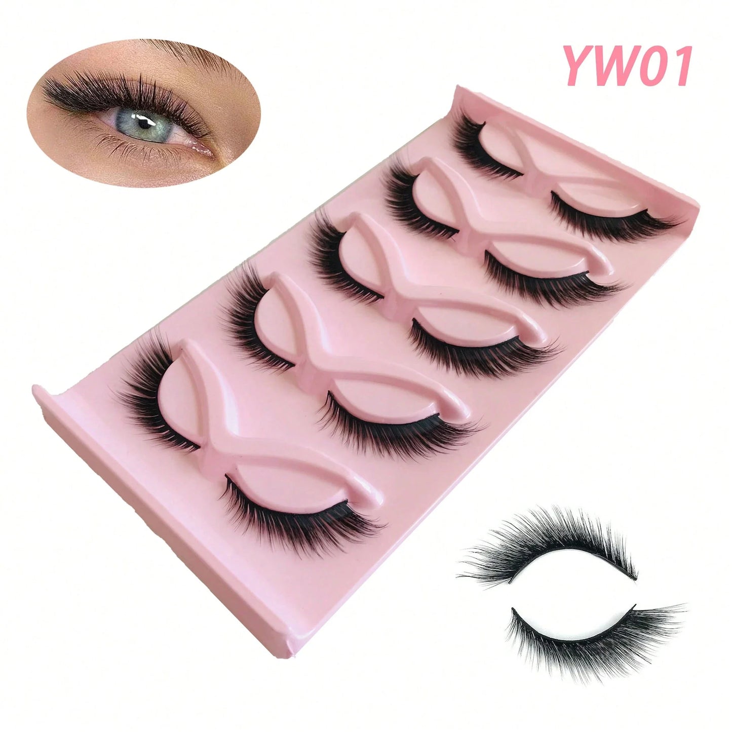 eyelashes 5 paires