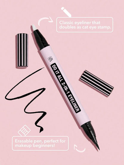 SHEGLAM Do It All 2-In-1 Eyeliner Waterproof Matte