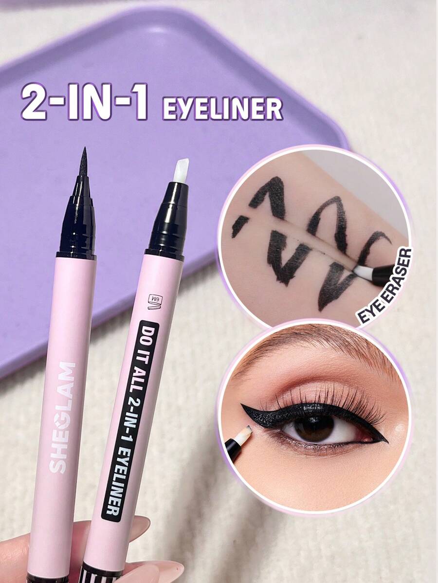 SHEGLAM Do It All 2-In-1 Eyeliner Waterproof Matte