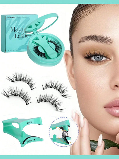 1 paire de faux cils magnétiques Manga