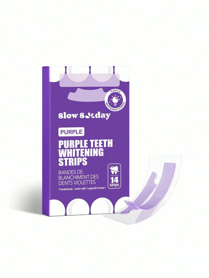 Bandes de blanchiment des dents violettes Slow Sunday
