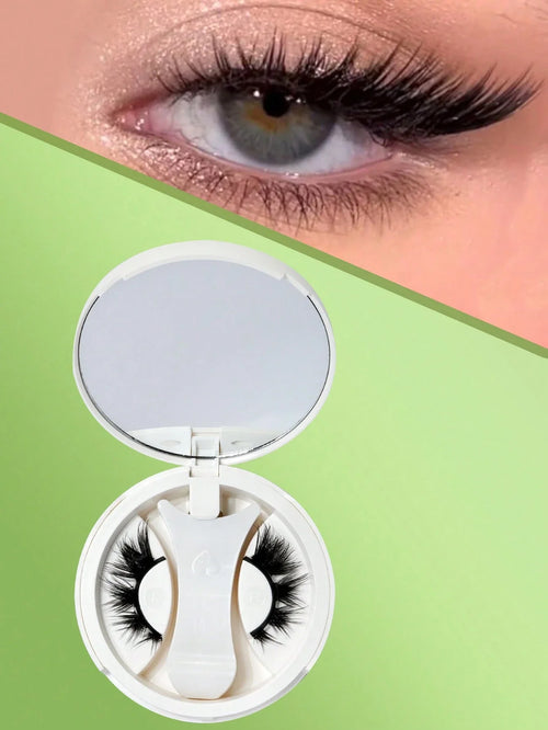 1 paire de faux cils magnétiques CC Curl avec pince à épiler