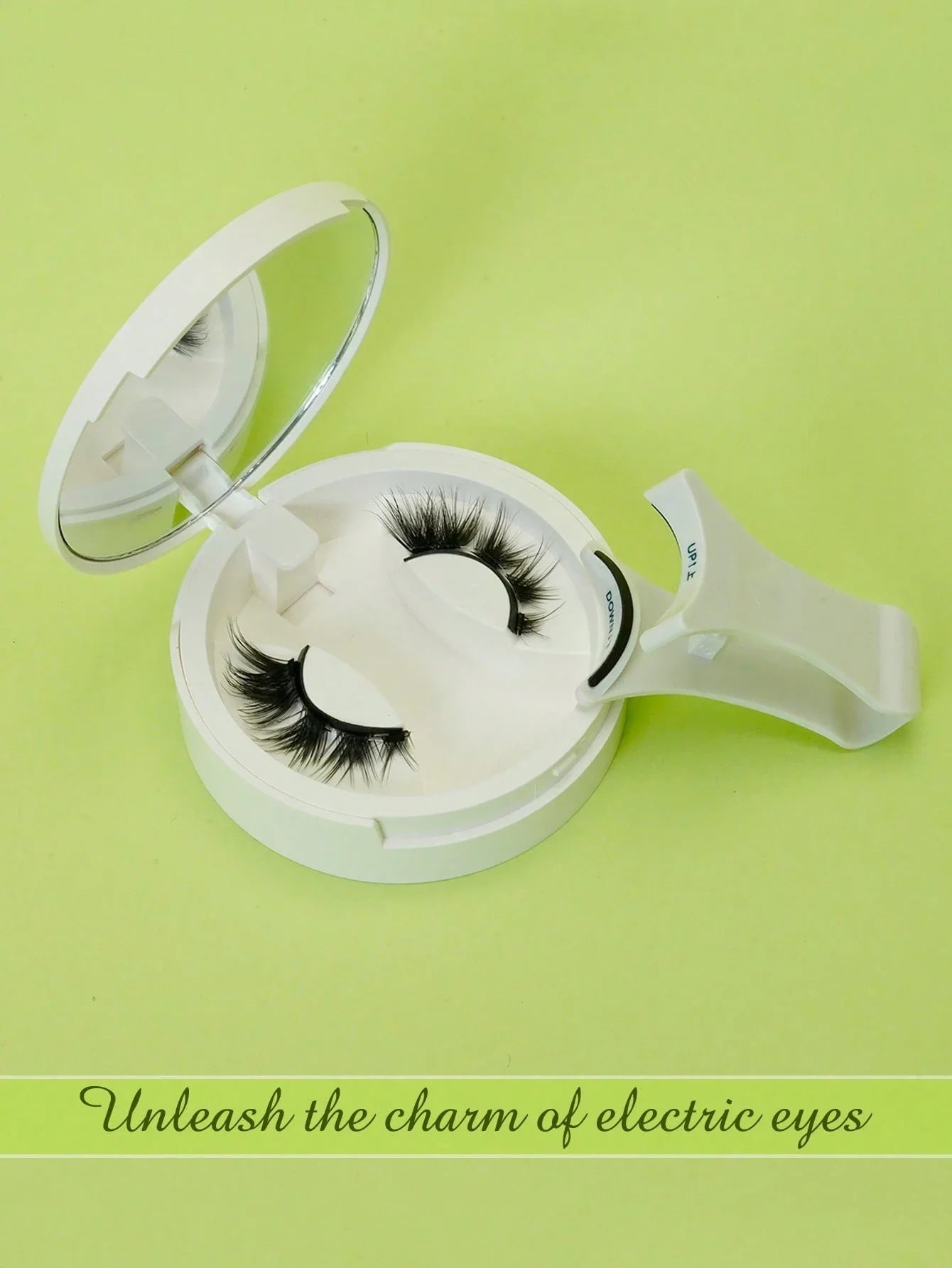 1 paire de faux cils magnétiques CC Curl avec pince à épiler