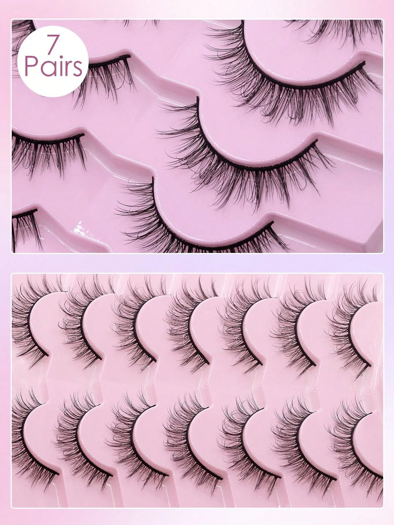 eyelashes 7 paires