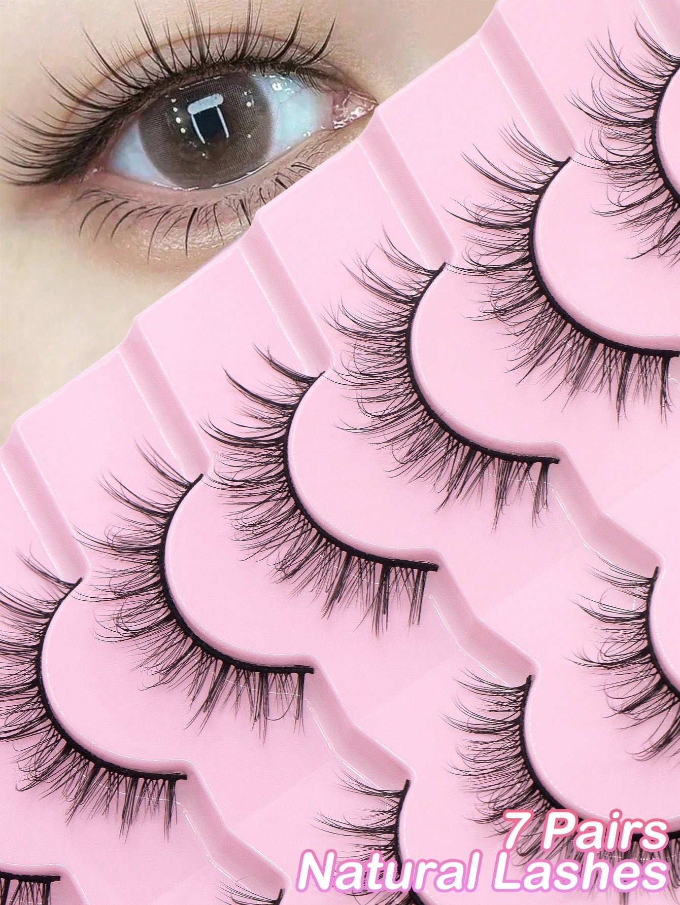 eyelashes 7 paires