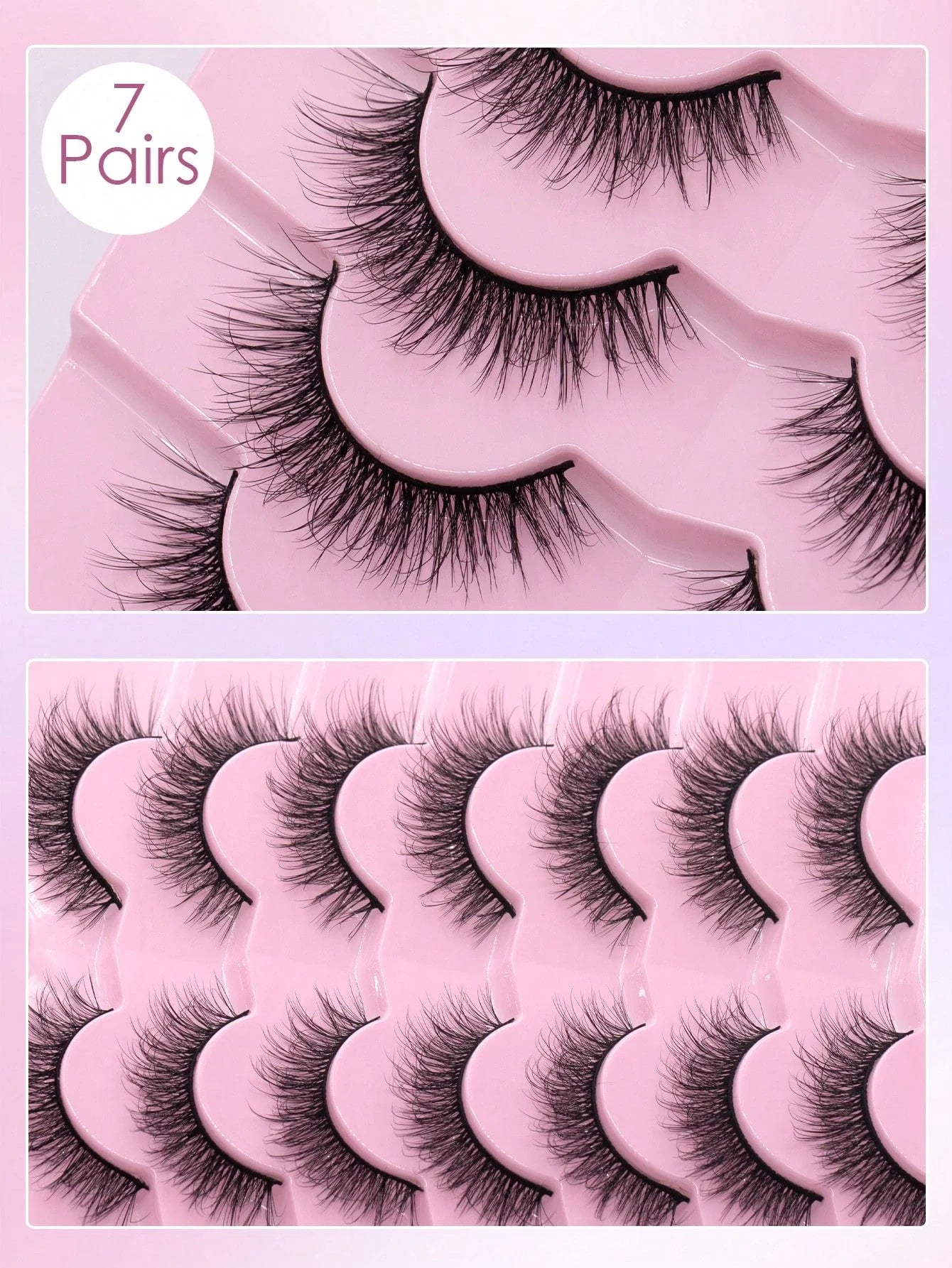 eyelashes 7 paires